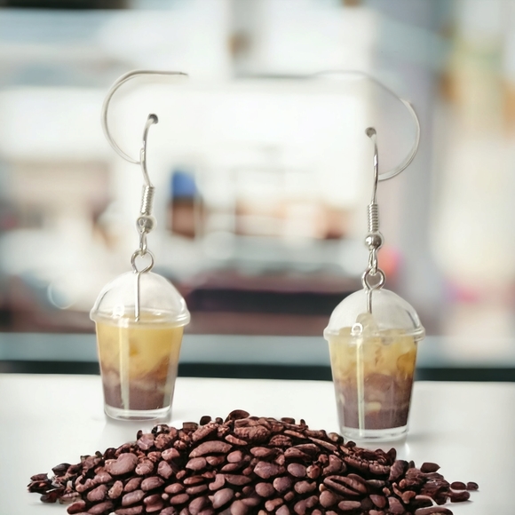 Iced Mocha Pierced Earrings - Picture 2 of 3